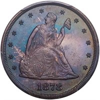 20C 1878 PCGS PR65+ CAC EX 1994 COLLECTION