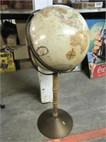Globe On Tall Stand