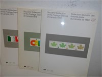 CANADA POST POSTAGE STAMPS BOOKS 1978 1979 1980