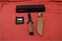 Ka-Bar USMC Knife with Sheath in Box