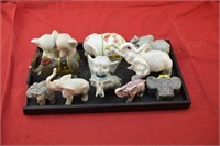 Lot of 11 Collectible Elephants