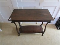 VICTORIAN HALL TABLE - APPROX 3' X 17.5"