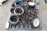 Assorted Cultivator Parts, Teeth, Shanks and