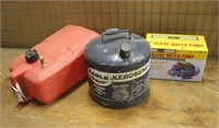 (2) Gas Cans with Chicago Water Pump