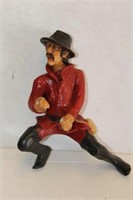 Painted Cast Figurine of Fireman
