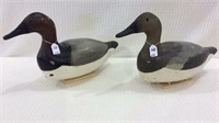 Pair of Oversized Canvasback Hen & Drake-