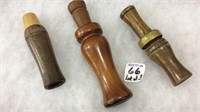 Group of 3 Unknown Duck Calls (Showcase Not