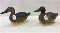 Pair of Green Wing Teal-Hen & Drake-T.J.'s Rig