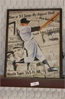 Framed Print of Mickey Mantle with