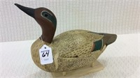 Green Wing Teal-Raised Head by Eugene