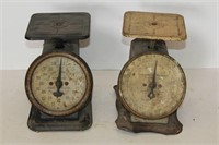 Two Vintage 24lb Kitchen Scales