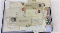 Group of Approx. 40 Letters/Envelopes & Postcards
