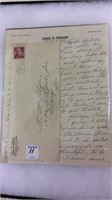 Charles Perdew Original Letter w/ Original