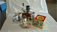 Disney cups, toys and miscellaneous