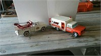 Toy Tonka trucks and toy nylint truck