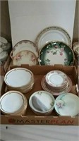 Box of various China and plates