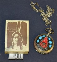 New Native American Pocket Watch