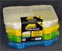 4pc Set Plano Stowaway Plastic Organizer Boxes