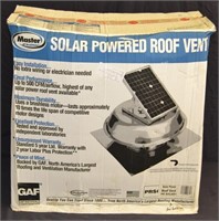 Master Flow Solar Powered Roof Vent New!!