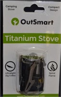 Outsmart Ultralight Titanium Back Pack Stove