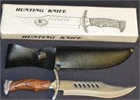 11" Fixed Blade hunting Knife With Sheath
