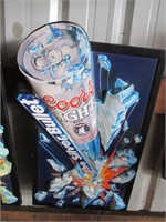 COORS LIGHT SILVER BULLET LIGHTED SIGN #2