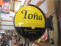 TONA CERVESA ROTATING LIGHTED SIGN