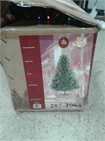 6' pre lit Morgan fir artificial Christmas tree
