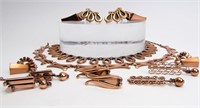 Collection of Vintage Renoir Copper Jewelry