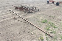 (3) 31"x55" Cultivator Sections, Draw Bar and
