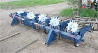 6-Row Danish Tooth 3PT Cultivator with Rolling