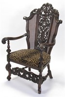 Antique Carved Arm Chair