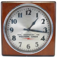 Vintage Western Union Wall Clock