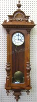 Antique Gustav Becker Vienna Regulator Wall Clock