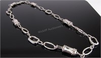 John Hardy Sterling Silver Bamboo Link Chain