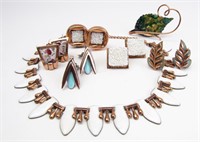 Vintage Matisse Renoir Enameled Copper Jewelry