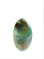 An Oval Peruvian Opal