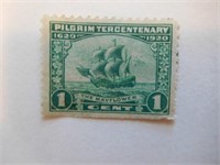 1920 Pilgrim Tercentenary Issue  Mayflower (Green)