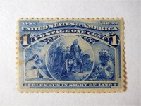 1893 Columbian Exposition Issue $.01 blue stamp