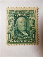 1902-1903 Issue Perforated 12 Benjamin Franklin