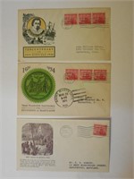 3 Different 1934 Maryland Tercentenary Envelopes