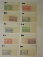 1936-1937 Army - Navy Series complete stamp set