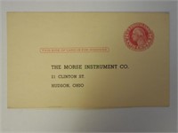 1918 George Washington Postal Stationary msg card