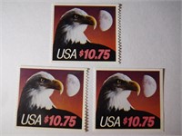 1985-89 Exp Mail, Eagle & Moon,$10.75 Booklet Sing