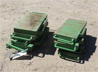 (9) 16" Weights for John Deere, 575 and 748