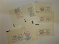 Lot of 7 1985-1989 Complete Booklets