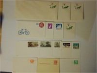 Fifteen Mint Postal Cards and Entire Envelopes