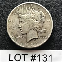 1921 Peace Dollar