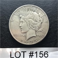 1935-S Peace Dollar