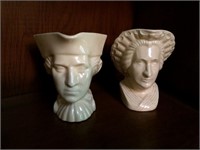 George & Martha Washington Mugs American Potter